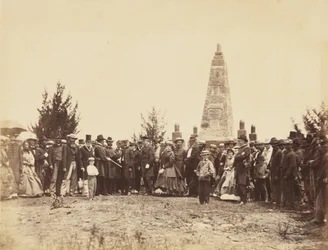 Dedication of Monument, on Bull Run Battlefield, June