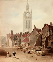 The Demolition of Houses on the Site of Collingwood Street, Newcastle upon Tyne