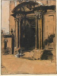 The Doorway of the Old Ashmolean Museum, Oxford