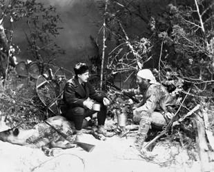 Life of the Trapper in Canada, photo by Nottman, circa 1890.