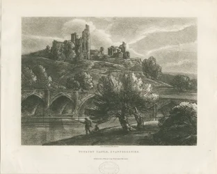 Tutbury Castle - South View