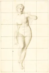 Venus Guiding Aeneas and the Trojans to the Latin Shore (study of Venus)