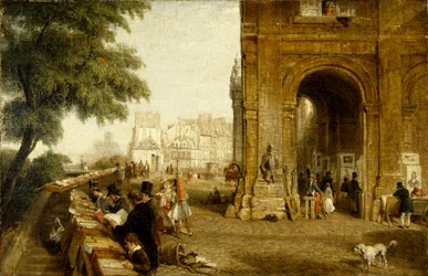 The Quai Conti in Paris in 1846