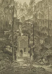 View of the Chapel in the Garden at Strawberry Hill, Engraved by Godfrey