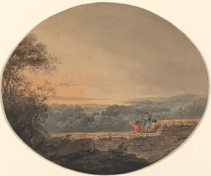 Distant View of Exmouth from Exeter