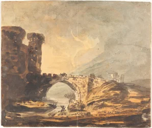 Landscape with a Castle and Bridge