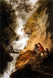 Landscape with a Waterfall