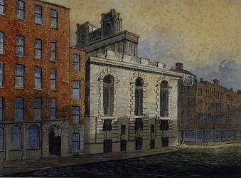 Lombard Street South, with St. Mary Woolnoth, c.1815