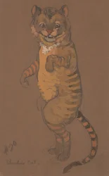 Cheshire Cat costume design for Alice-in-Wonderland