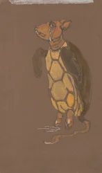 Mock Turtle (costume design for Alice-in-Wonderland, 1915)