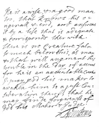 A Letter from William Penn of Pennsylvania, Late 17th-Early 18th Century, 1840