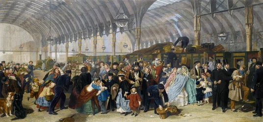 The Railway Station, 1866