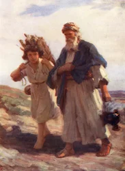 Abraham and Isaac, Genesis xxii, 2, 6