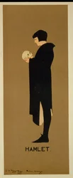 Reproduction of a poster advertising the play 