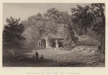 Entrance to the Cave of Elephanta