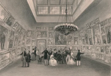 Exhibition of the Royal Academy - Private View, c1844