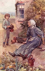 David and his Great Aunt, frontispiece from 