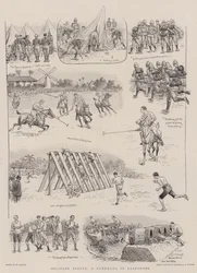 Military Sports, a Gymkhana in Barbadoes