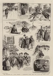 The Adventures of a Lady Scorcher, A Hairbreadth Escape from one of the New Cyclist Police