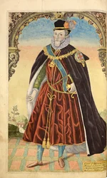 Charles Howard, First Earl of Nottingham, from Honor Military, and Civill, William Segar, pub. Robert Barker, London, 1602