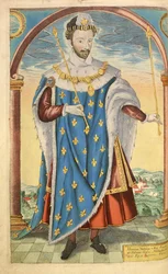 Henry III of France, from Honor Military, and Civill, William Segar, pub. Robert Barker, London, 1602