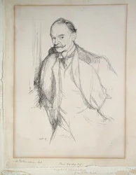 Portrait of Thomas Hardy (1840-1928)