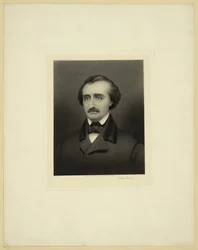 Portrait of Edgar Allan Poe 1809-1849