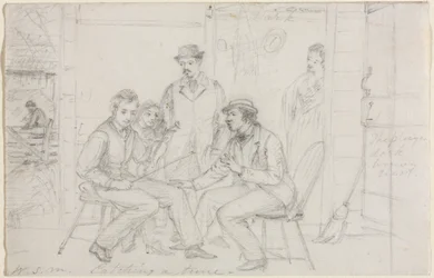 Catching a Tune, probably 1867