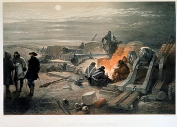 A Quiet Night in the Batteries