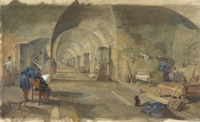 Interior of Fort Nicholas, Sebastopol, Crimea