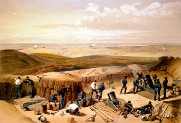The New Works at the Siege of Sevastopol..., Crimean War, 1853-1856