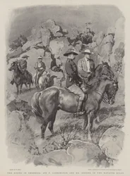 The Rising in Rhodesia, Sir F Carrington and Mr Rhodes in the Matoppo Hills