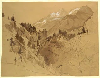Study of Landscape, Meiringen, Switzerland