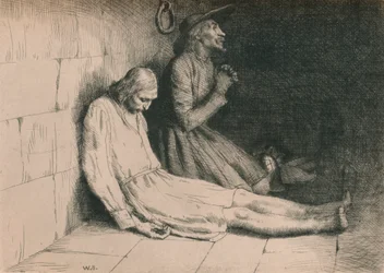 Christian and Hopeful in the Dungeon, c1916