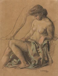 Draped Figure Seated, 1905
