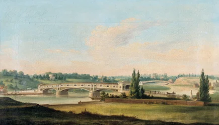 A View of a Bridge over the Schuylkill River