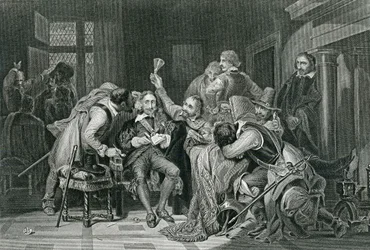 King Charles the 1st in the Guard Room