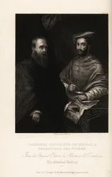 Portrait of Sebastiano del Piombo with Cardinal Ippolito de