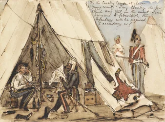 In the Cavalry Camp at Devna (Young Cornet)