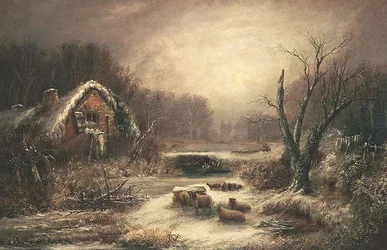 A Wooded Winter Landscape