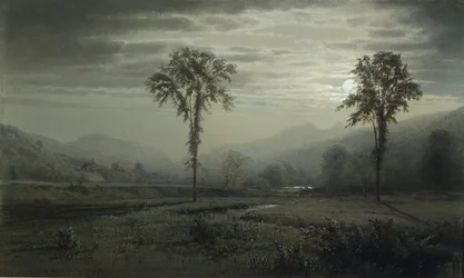 Moonlight on Mount Lafayette, New Hampshire, 1873