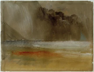 Heaped Thundercloud over Sea and Sand