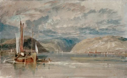 Rüdesheim, View of the Binger Loch