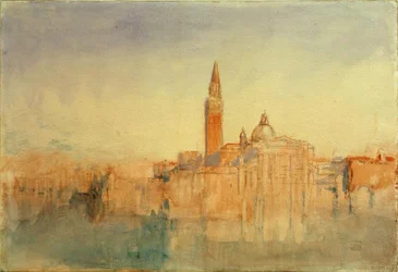 San Giorgio Maggiore at Sunset, from the Hotel Europa