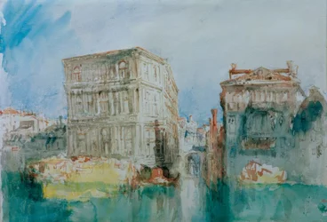 Venice: The Casa Grimani and Rio San Luca on the Grand Canal