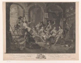 Interior with Smoking and Drinking Company