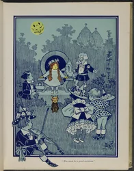 "You must be a great sorceress", illustration from "The Wonderful Wizard of Oz" by Lyman Frank Baum