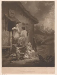 Family in Front of an Inn (The Dram)