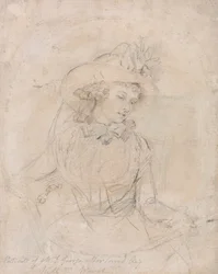 Portrait Study of Mrs. George Morland