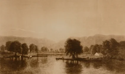 (Water and Cattle Scene)